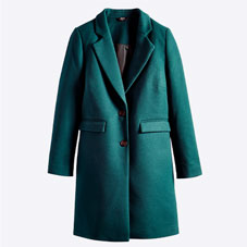 Two Button Plain Design Coat - LA490
